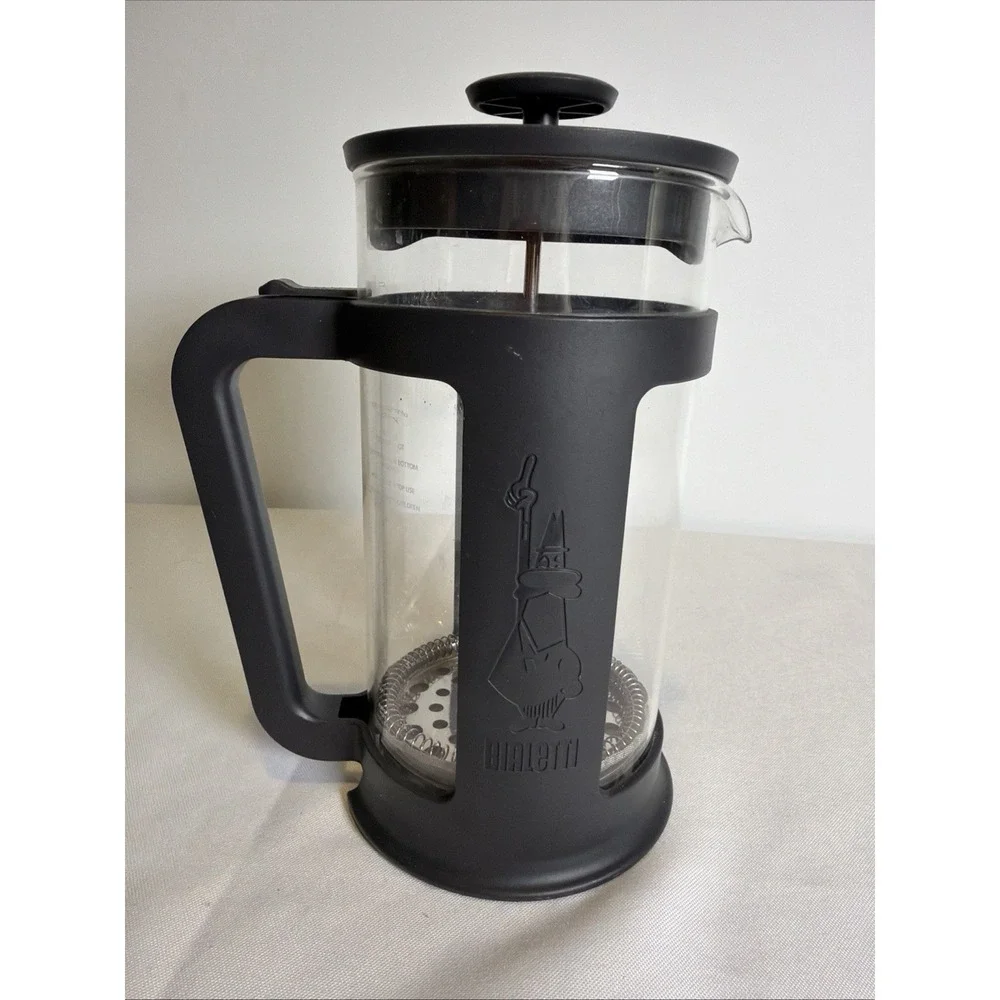 Bialetti Preziosa French Press Glass Coffee Maker 8 Cup